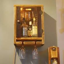 Great for vodka, liquor, whiskey, and more, this is one set that will make you stand out arr, matey, there's whiskey to be found! Whiskey Shelf Wine Shelf Wine Whiskey Glass Shelf Glasses Holder Bottles Shelf Wooden Brown Ready Assembled In 2020 Jerry Can Mini Bar Outdoor Pallet Bar Pallet Shelves