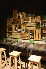 Idee Creative Con Le Cassette Venturi Restaurant Decor Cafe Decor Cafe Design