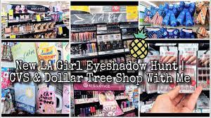 New La Girl Eyeshadow Hunt Cvs Dollar Tree Shop With Me Youtube La Girl Girls Eyeshadow Tree Shop