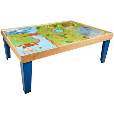 Baby boy jumping beans® thomas the tank engine number. Thomas Friends Wood Train Table With Double Sided Play Surface Walmart Com Walmart Com