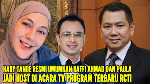 RAFFI AHMAD DAN PAULA VERHOEVEN RESMI JADI PEMANDU ACARA DI PROGRAM TERBARU  TELEVISI RCTI