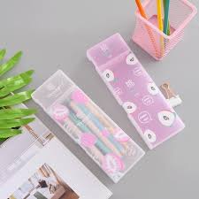 Japanese Pp Pen Case Cute Pencil Case Pen Case Kawaii School Supplies