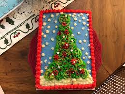 Image result for christmas sheet cakes | christmas cake. My First Sheet Cake Vanilla Cake And Buttercream Frosting Baking