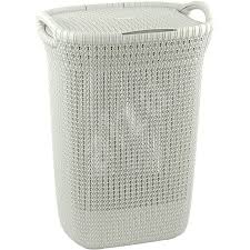 Storage baskets, transparent boxes and storage drawer towers; Curver Knit 57l Kremovy Kos Na Pradlo Alza Cz