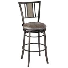 Ienki ienki beige down oversized rebecca coat. Celine Grey Metal Swivel Barstool With Faux Leather Upholstered Seat 30 At Home