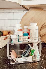 Great use for the 'days of the week' pill organizers. Medicine Cabinet Organization Ideas And Tips Twelve On Main