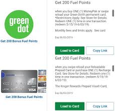 For additional help, scroll to the bottom of the greendot.com website and click get help link under contact us. Expired Kroger Buy Swipe Green Dot Moneypak Or Prepaid Reloadable Cards Get 200 Fuel Points Gc Galore