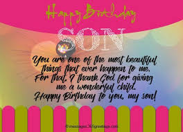 How to write happy bday for my son has never been easier than now. Pin On Happy Birthday Wishes For Son