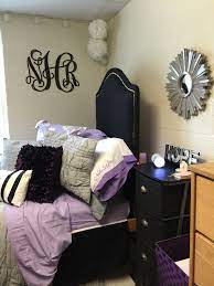 Great Dorm Sophomore Year New Look Lilac Lavender With Gray Wake Forest University Dorm Room Designs Dorm Sweet Dorm Dorm Room Decor