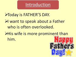 A true father is one who brings forth a seed and takes responsibility over that which he or she brings forth. Being A Father Matthew 1 Introduction Today Is Father S Day I Want To Speak About A Father Who Is Often Overlooked His Wife Is More Prominent Ppt Download