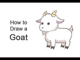 All in a single layer. How To Draw A Goat Cartoon Youtube