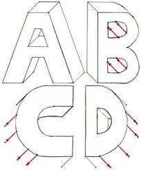 How To Draw 3d Letters Graffiti Lettering 3d Drawings 3d Letters