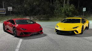 The lamborghini huracán (spanish for hurricane; Lamborghini Huracan Evo Versus Performante Drag Race Is Close