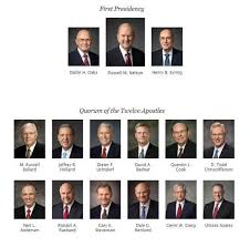 Here is a printable coloring page for our new prophet! New Chart Showing First Presidency And Quorum Of The 12 Apostles Of The Church Of Jesus Christ Of Latter Day Saints Latter Day Life Hacker