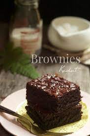 Lalu olesi loyang 20 x 7 cm dengan sedikit. Chocolate Brownies Kedut Masam Manis