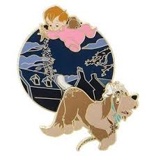 Peter Pan 65th Anniversary Nana Pin Peter Pan Disney 65th Anniversary Disney Parks