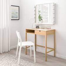 Nordkisa Dressing Table Bamboo Ikea Desks For Small Spaces Ikea Dressing Room Design