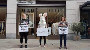 American vintage dress m/l blue oversized cotton. Great News For Rabbits American Vintage Bans Angora