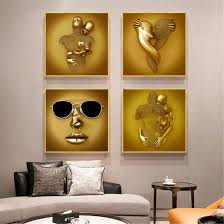 Love Heart 3D Wall Art, Love Heart Gray/Gold Art Wall Abstract Metal Figure  Sculpture Canvas Painting Hanging Painting, ​Printing Core for Home Bedroom  Decor, Valentine's Day Gift,Y,60x60cm(23.6in) : Amazon.co.uk: Home & Kitchen