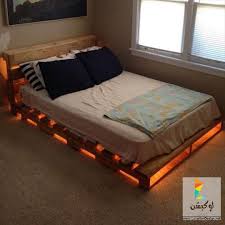 غرف نوم مودرن بصناعة يدوية 2015 لوكيشن ديزاين تصميمات ديكورات أفكار جديدة مصر Locationdesi Diy Pallet Bed Pallet Bed With Lights Wooden Pallet Beds