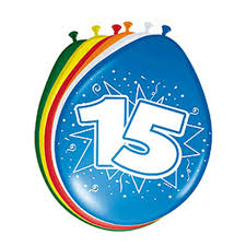 15 Jaar Geworden Feestartikelen Voordeel Pakket Fun En Feest