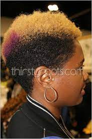 Mohawk Style Natural Hair Natural Hair Styles Curly Hair Inspiration Natural Hair Color