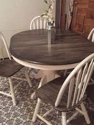 Check spelling or type a new query. 8 Farmhouse Round Dining Table Ideas Dining Room Table Painted Kitchen Tables Kitchen Table Makeover