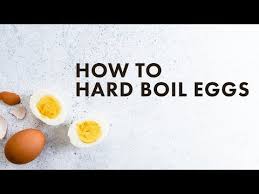 How To Hard Boil Eggs