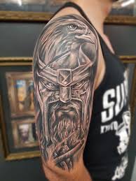 Viking Cover Up Tattoo By Henrique Limited Availability At New Testament Tattoo Studio Tatuagem Masculina Antebraco Tatuagem Masculina Tatuagem