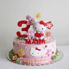 How to make hello kitty cake design. Hello Kitty Wonderland Cream Cake Cake For Kids Birthday Party Pandoracake Ae