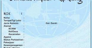Download format blangko ijazah kosong. Format Ktp Kosong Untuk Edit