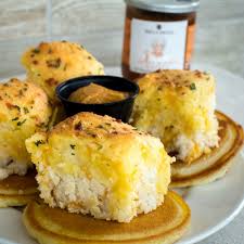 Hoecakes Cheddar Biscuits And Sweet Potato Butter From Paula Deen S Family Kitchen Paula Deen Biscuits Paula Deen Recipes Hoe Cakes