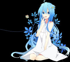• a look at some of the most liked anime girls with blue hair according to mal. Download Hd Anime Blue Hair Render Blue Haired Anime Girl Sad Transparent Png Image Nicepng Com
