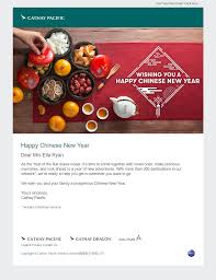 Happy Chinese New Year Email From Cathay Pacific Emailmarketing Email Marketing Chinese Lunar Newyear Trave In 2020 Cathay Pacific Online Flight Booking Pacific