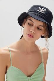 Adidas Bucket Hat Black Gold Adidas Originals Denim Bucket Hat Outfitswithhats Old School Feels So New With This 90s Inspired Denim Bucket In 2020 Outfits With Hats Hat Fashion Adidas Bucket Hat