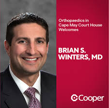 The Cooper Bone and Joint Institute is pleased to welcome Brian S. Winters,  MD. Dr. Winters is a board-certified orthopaedic surgeon specializing in  foot and ankle surgery, including total ankle replacement, ligament