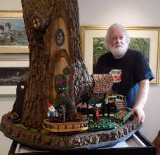 Gnome Home Tree 2018 Gnome House Fairy Garden Yard Art