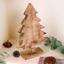 Christmas train wooden ornament table decoration wood made cute figures gift toy. Good Wood Crafts Tree Shaped Wooden Christmas Decoration Tree Rs 120 Piece Id 14355921748