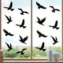 Amazon.com: 20 Pieces Large Size Anti-Collision Window Clings Bird ...