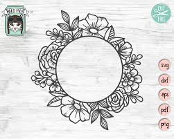 Flower Svg Round Novocom Top