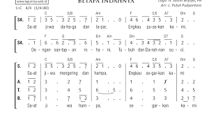 Daftar Lagu Betapa Indahnya Persembahan Hati Karena Aku Kau Cinta Jadikan Hatiku Istana Cintamu Terimalah Di Hati Mu Bap Paduan Suara Suara