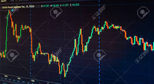 Stock Market Or Forex Trading Graph And Chart For Technology