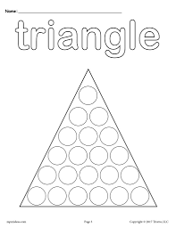 Hp thanks homer learn & grow for their amazing printables for kids. 8 Triangle Worksheets Tracing Coloring Pages Cutting More Supplyme