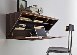 Sekretar Als Kleiner Arbeitsplatz Design Schreibtisch Schreibtisch An Der Wand Befestigt Und Wandregal