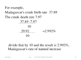 Number of births year n in country a =38,868. Ib Ess Human Population