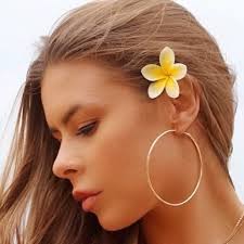 Huge Real Gold Hoop Earrings