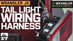 Boat trailer color wiring diagram. Jeep Wrangler Jk Tail Light Wiring Harness Review Install Youtube