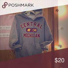 Central Michigan University Hoodie Central Michigan University Central Michigan Hoodies