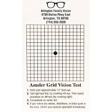 Amsler Grids Vision Assessment Amcon Labs The Eyecare