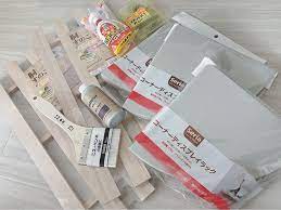 ダイソーとセリアでコーナーラックをdiy セリア diy 100均 収納 ラック
